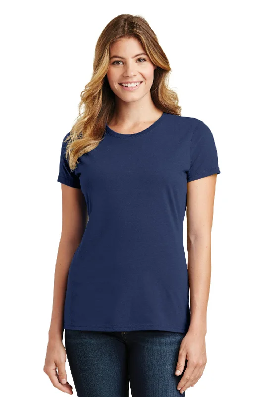 Port & Company Womens Fan Favorite Short Sleeve Crewneck T-Shirt - Team Navy Blue