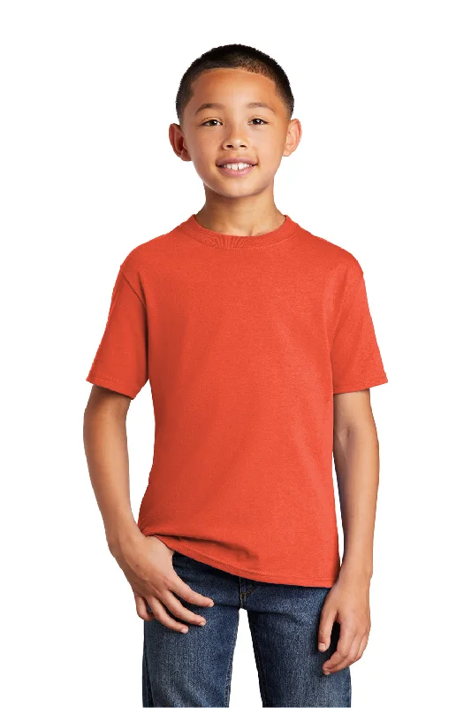 Port & Company Youth Core Short Sleeve Crewneck T-Shirt - Orange