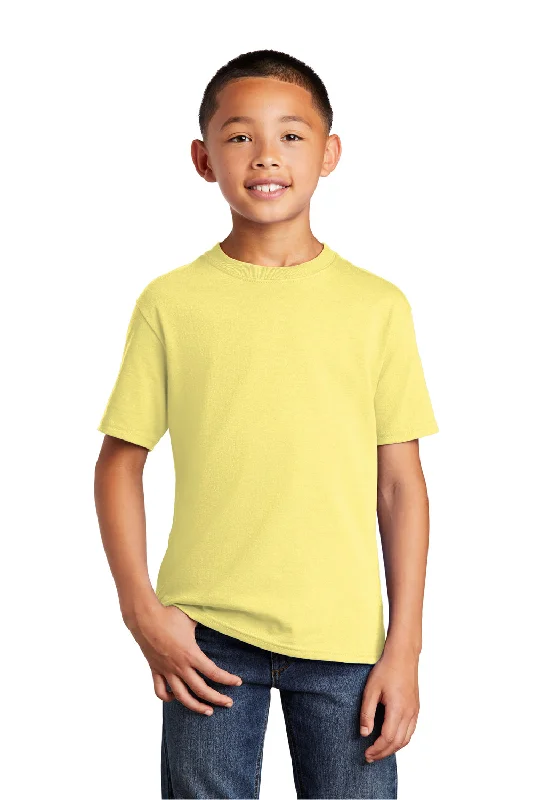 Port & Company Youth Core Short Sleeve Crewneck T-Shirt - Yellow