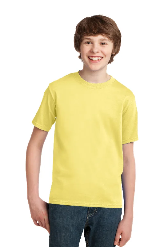 Port & Company Youth Essential Short Sleeve Crewneck T-Shirt - Yellow