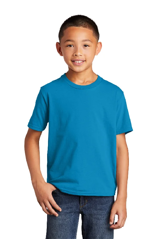 Port & Company Youth Fan Favorite Short Sleeve Crewneck T-Shirt - Sapphire Blue