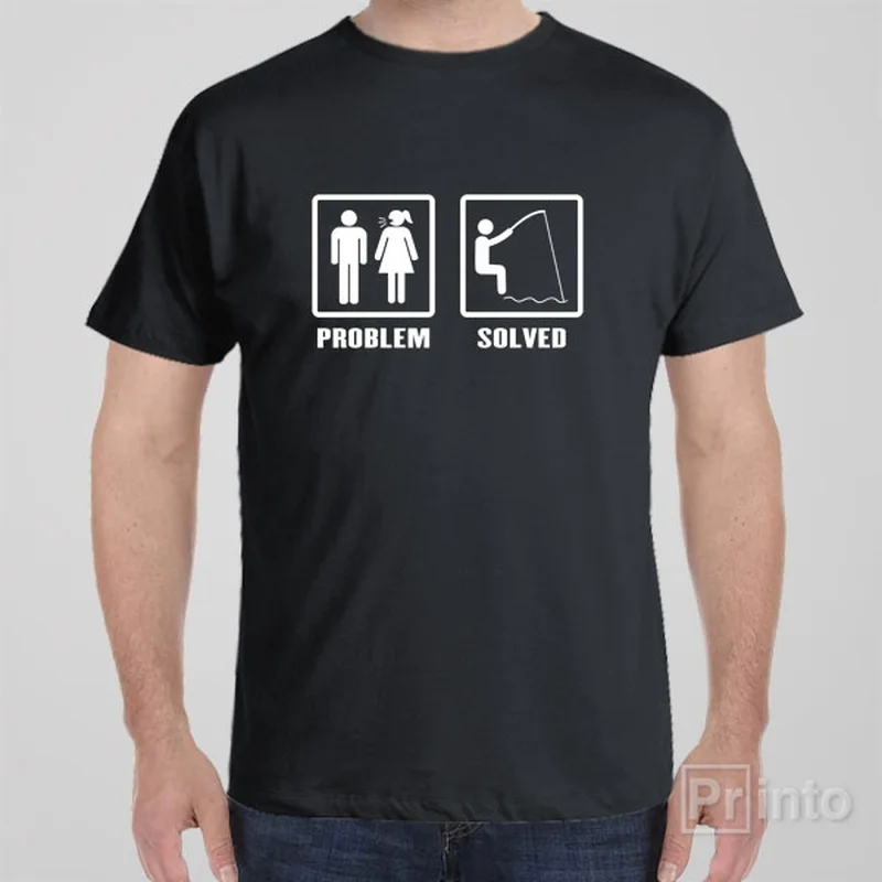 Problem - Solved (Fishing) - T-shirt