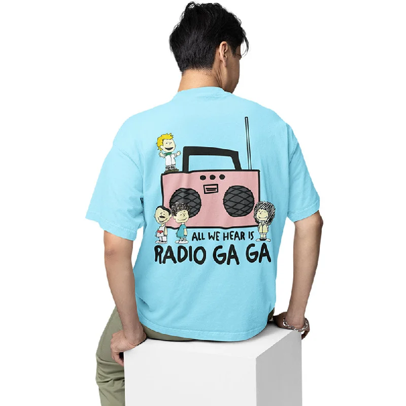 Queen Oversized T shirt - Radio Ga Ga