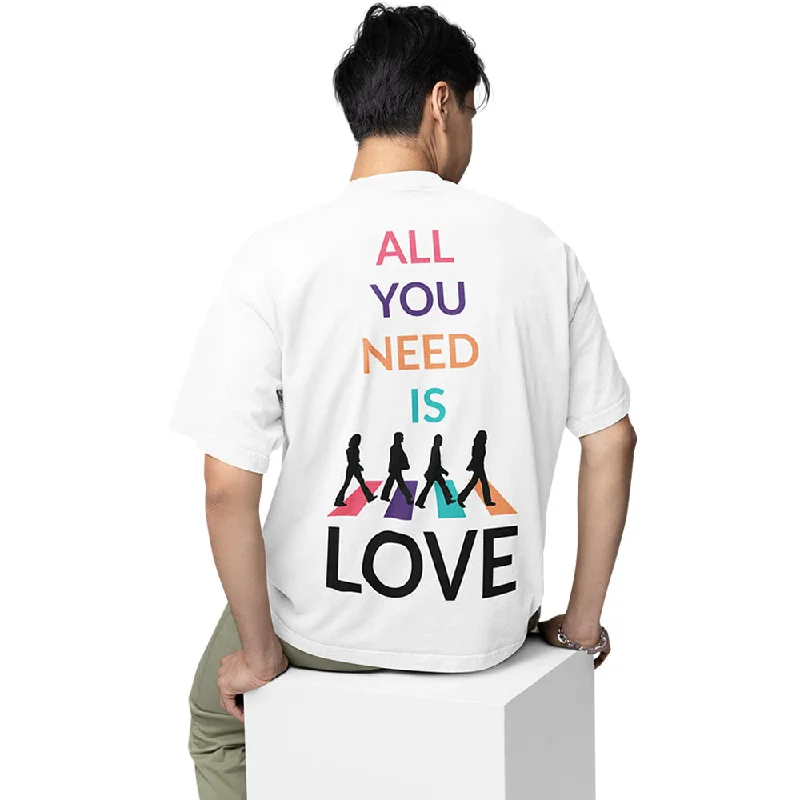 The Beatles Oversized T shirt - All You Need Is Love