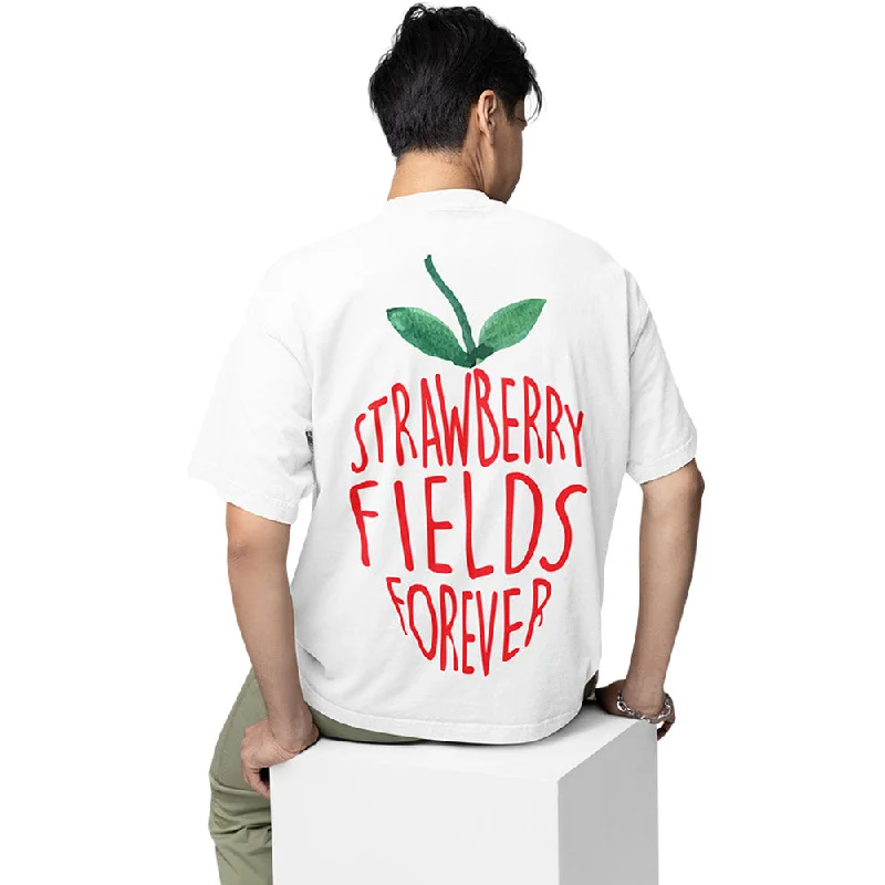 The Beatles Oversized T shirt - Strawberry Fields