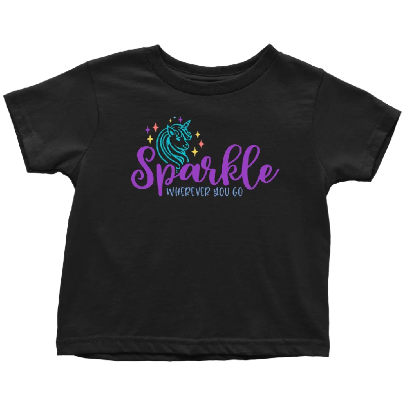 Toddler Unicorn T-Shirt SPARKLE Wherever You Go