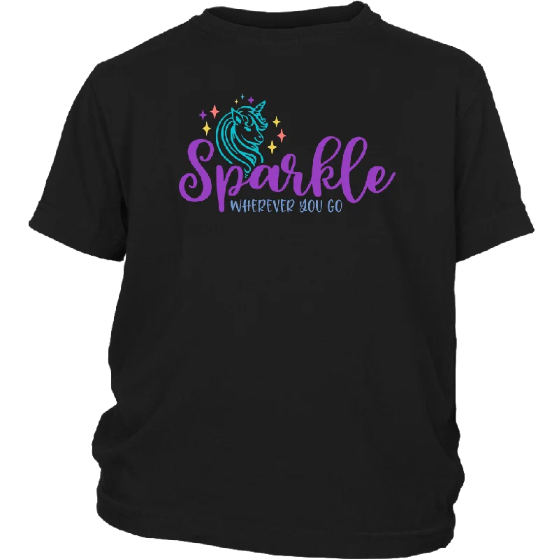 Unicorn T-Shirt SPARKLE Wherever You Go Youth Child Size