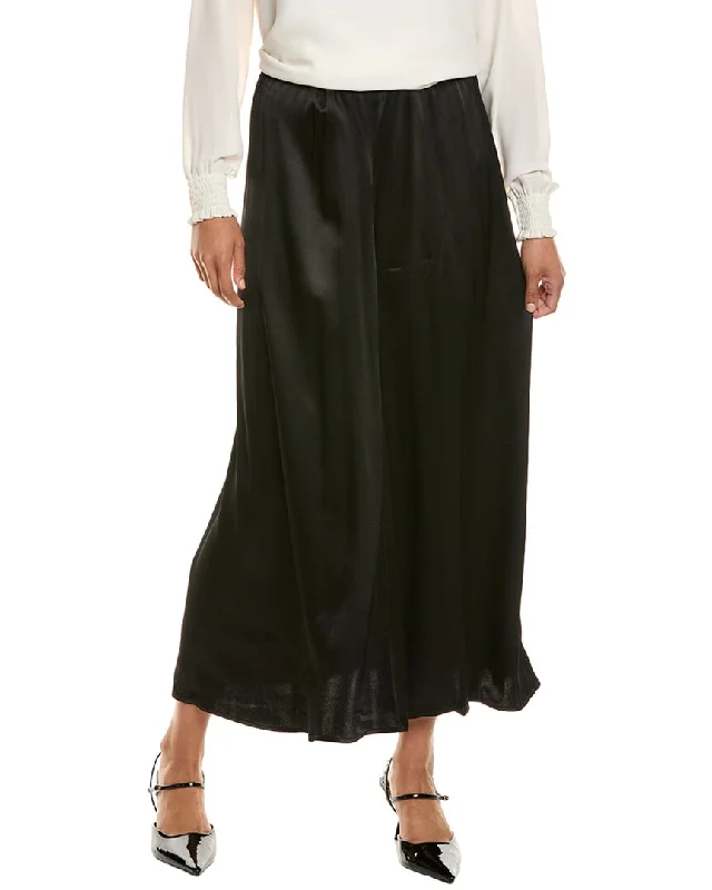 DONNI. Satiny Simple Slip Skirt