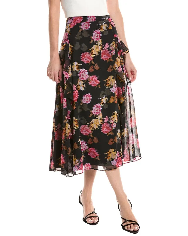 Ted Baker Waterfall Ruffle Midi Skirt