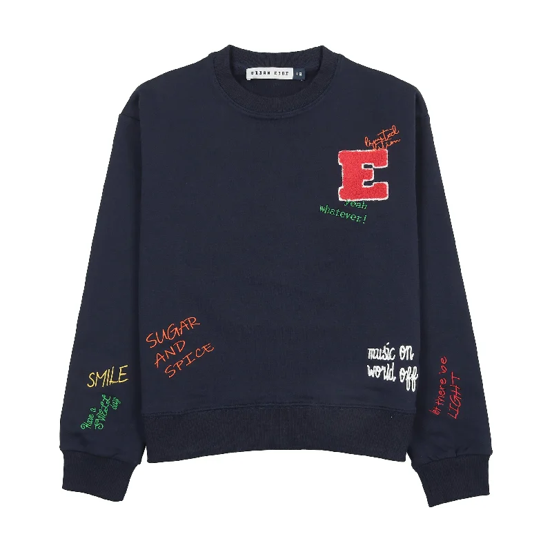 Urban Edge Navy Worded Sweatshirt