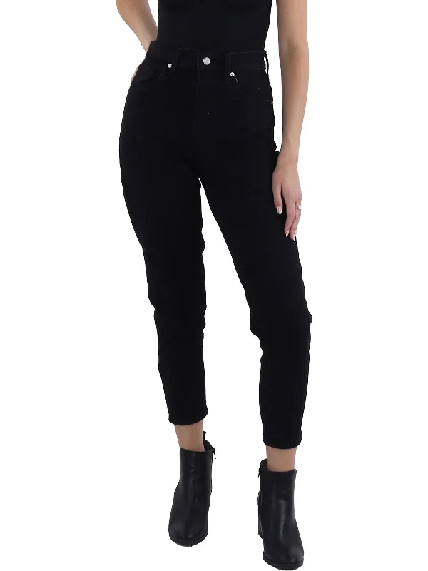 Womens High Rise Skinny High-Waisted Jeans