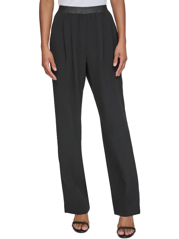 Womens Office Business Wide Leg Pants